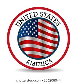 United States conceptual design, vector illustration.