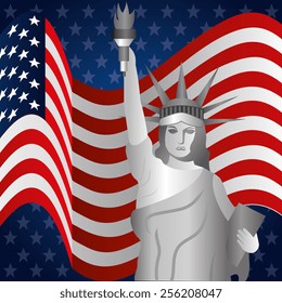 United States conceptual design, vector illustration.