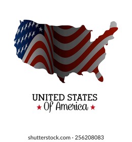 United States conceptual design, vector illustration.