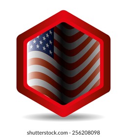 United States conceptual design, vector illustration.