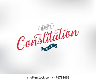 United States constitution day. 17 september. Isolated vector elements. Logo and calligraphy design. Usable for greeting cards, posters, banners.