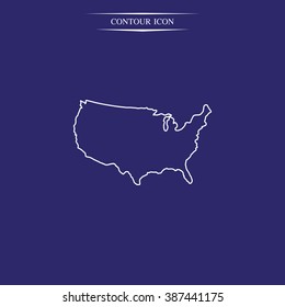 United States detailed map.