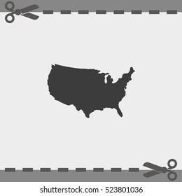 United States detailed map.