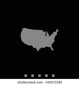 United States detailed map.