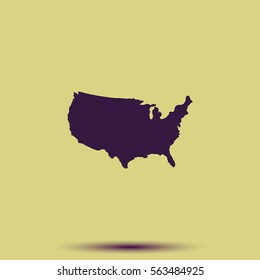 United States detailed map.