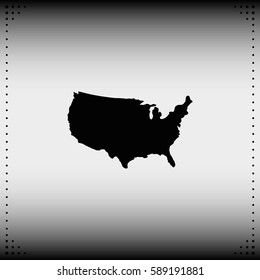 United States detailed map.