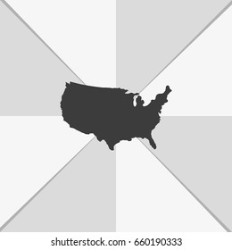 United States detailed map.