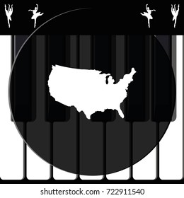 United States detailed map.