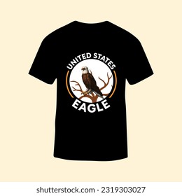 United States Eagle t-shirt design, vector, typography, print.