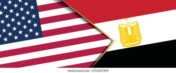 Estados Unidos y Egipto señalan trasfondo superpuesto que simboliza la relación diplomática y la cooperación