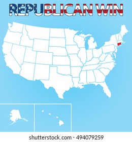 The United States Election Illustration for Conneticut