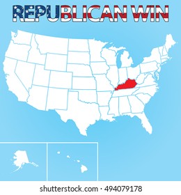 The United States Election Illustration for Kentucky