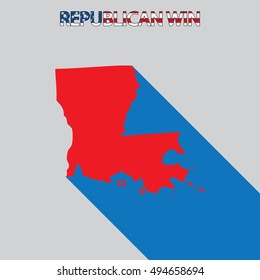 The United States Election Illustration for Louisiana