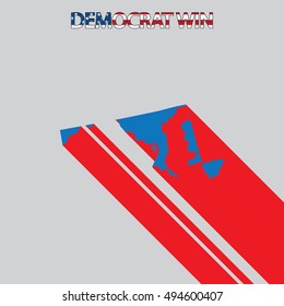 The United States Election Illustration for Maryland