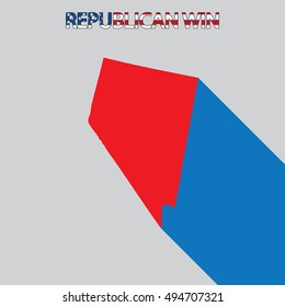 The United States Election Illustration for Nevada