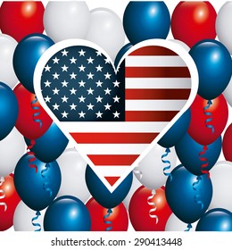 united states emblem design, vector illustration eps10 graphic 