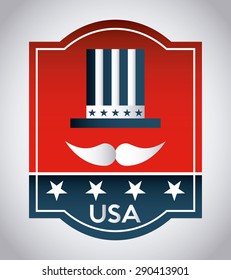 united states emblem design, vector illustration eps10 graphic 