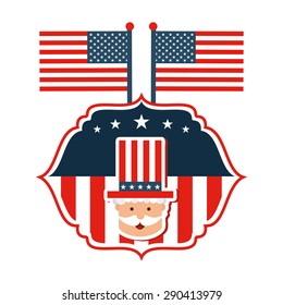 united states emblem design, vector illustration eps10 graphic 