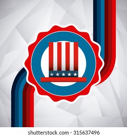 united states emblem design, vector illustration eps10 graphic 