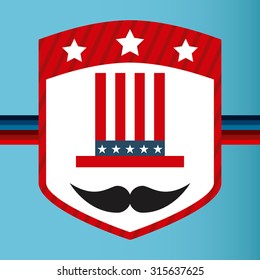 united states emblem design, vector illustration eps10 graphic 