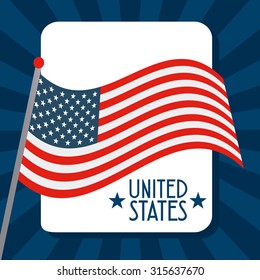 united states emblem design, vector illustration eps10 graphic 