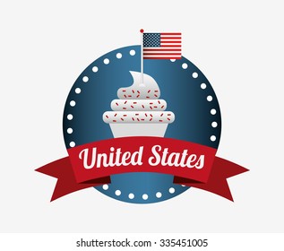 united states emblem design, vector illustration eps10 graphic 