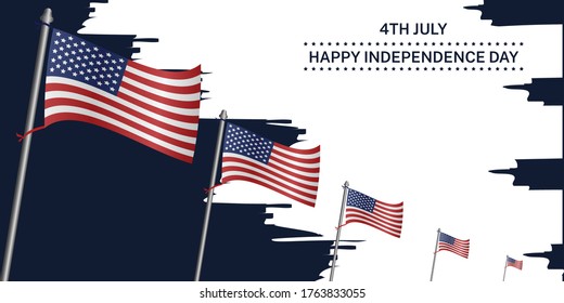 fondo de la bandera de los estados unidos para el 4 de julio
