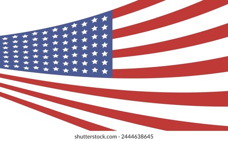 United States flag for banner  and social media ads