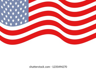 United states flag design