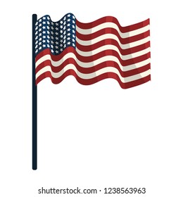 United states flag design
