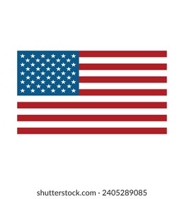 united states flag icon vector template illustration logo design
