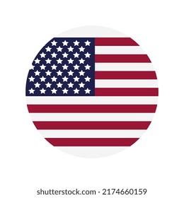United states flag illustrated in vector
