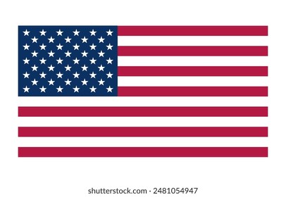 United States flag illustration vector design