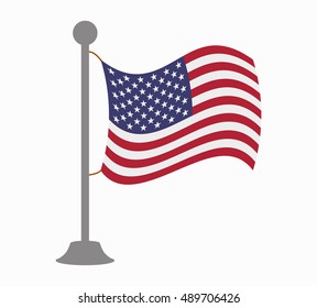 united states flag mast