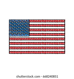 United states flag symbol