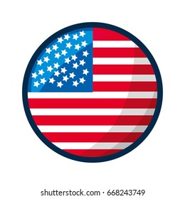 United states flag symbol