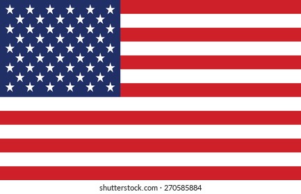 United States Flag Vector - Shutterstock ID 270585884