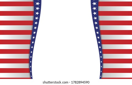 fondo vectorial de la bandera de los estados unidos	
