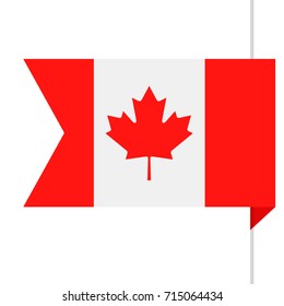 United States Flag Vector Bookmark Icon - Illustration