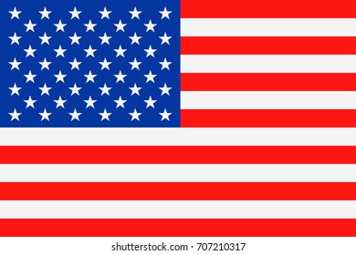 United States Flag Vector Icon - Illustration