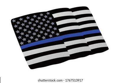 United states flag. vector illustration