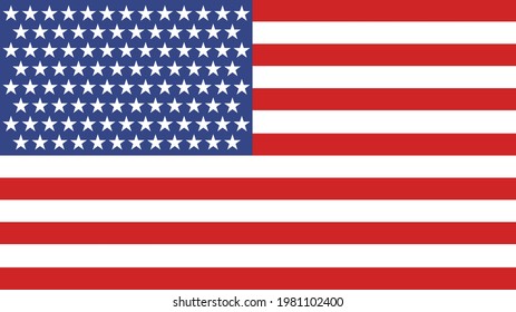 United States flag vector , Vector Illustration EPS 10