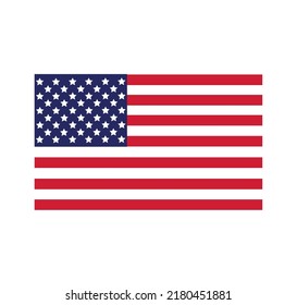 United States flag. vector illustration