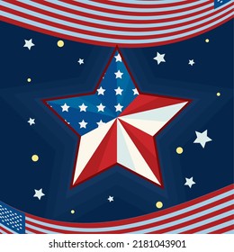 united states freedom design with stars