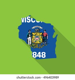 A United States Illustration of Wisconsin