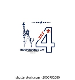 United States Independence Day, 4th of July American Freedom, suitable for backgrounds, t-shirts, clothes, posters, banners and others