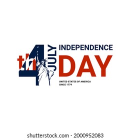United States Independence Day, 4th of July American Freedom, suitable for backgrounds, t-shirts, clothes, posters, banners and others