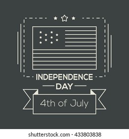 United states independence day label 9