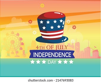 United States Independence Day is a national holiday that everyone will join in celebrating America's declaration of independence in 1776.