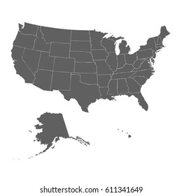 United States map